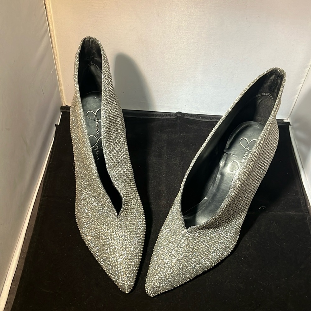 Jessica Simpson bling bling short booties